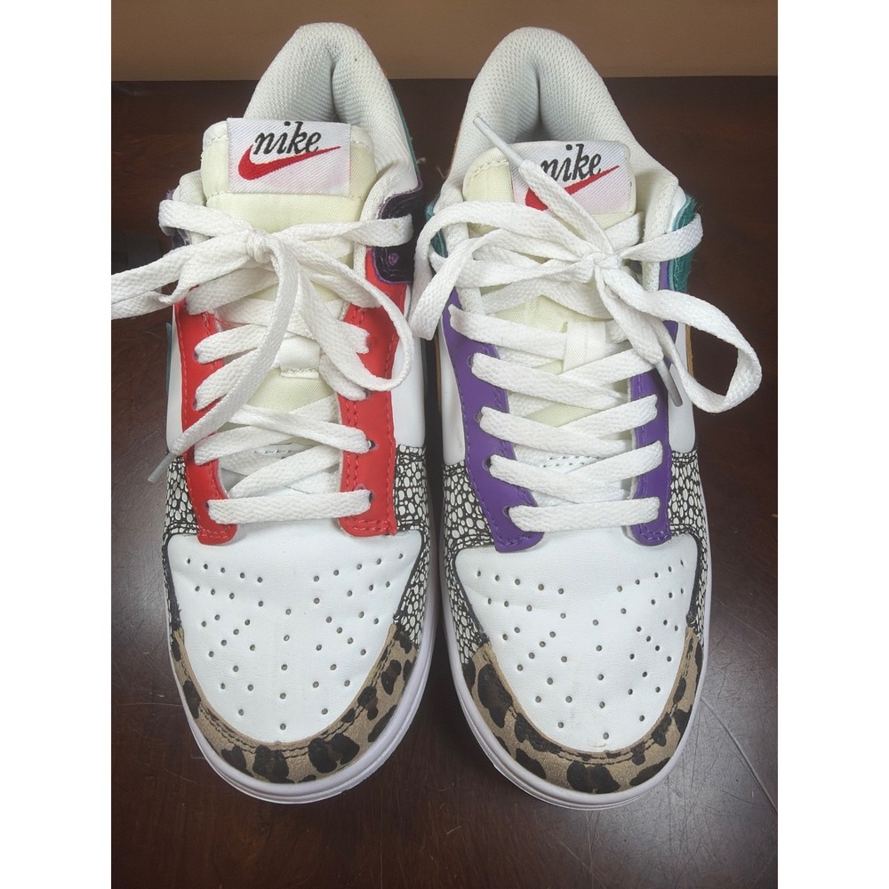 Nike Dunk Low SE Patchwork Safari Mix Multi Color Animal Print DN3866-100